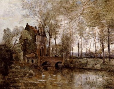 Chateau de Wagnonville by Jean Baptiste Camille Corot